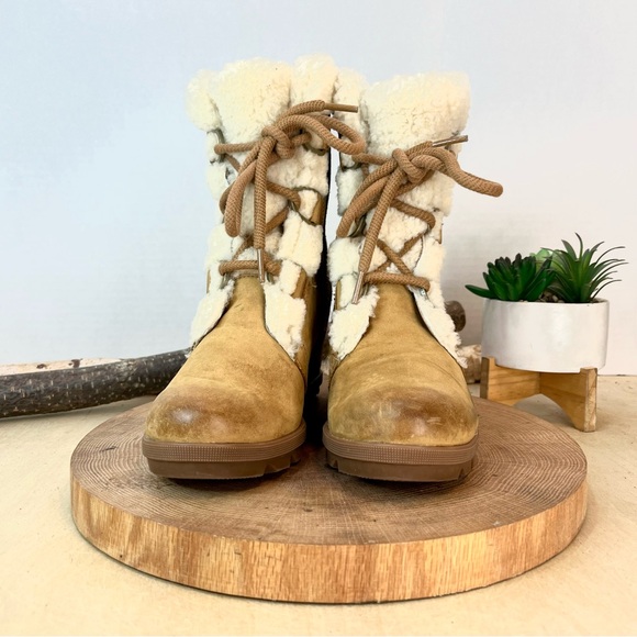 Sorel | Women's Joan of Arctic Wedge II Waterproof Booties Size 6.5 - Picture 5 of 16